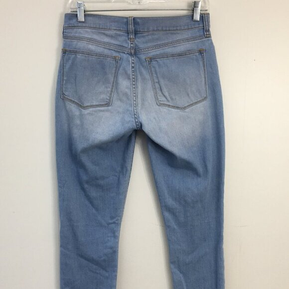 J.Crew Stretch Light Wash Mid Rise Boyfriend Jean Size 2 (26) EXCELLENT - Picture 4 of 9